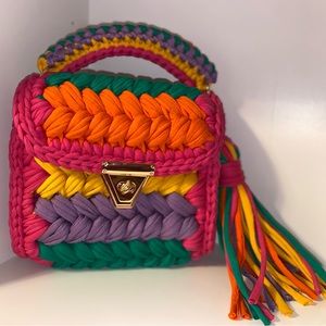 Crochet Multicolored handbag